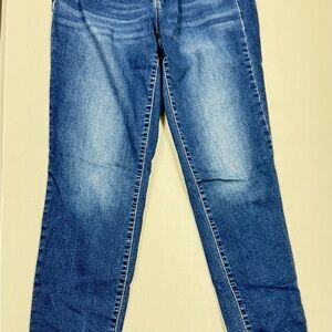 aglow Women's Maternity Jeggings Distressed Blue Jeans